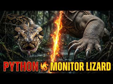 Giant Python vs Monitor Lizard — Two of the Swamp’s Deadliest Predators | Full Wildlife Documentary