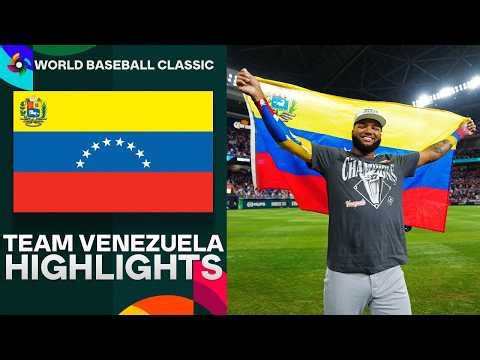 Team Venezuela highlights during their 2026 World Baseball Classic CHAMPIONSHIP RUN! 🇻🇪