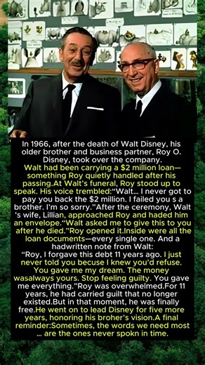 Walt Disney's Brother Died Owing Him $2M — What Walt Did At The Funeral Shocked The Family