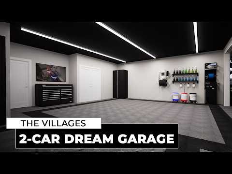 We Built The PERFECT 2-Car Dream Garage in The Villages | Beginning The Build