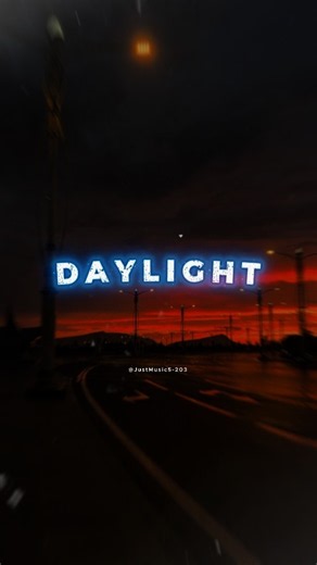 Daylight - David Kushner | lyrics | aesthetic | English songs | slowed | whatsapp status | sped up