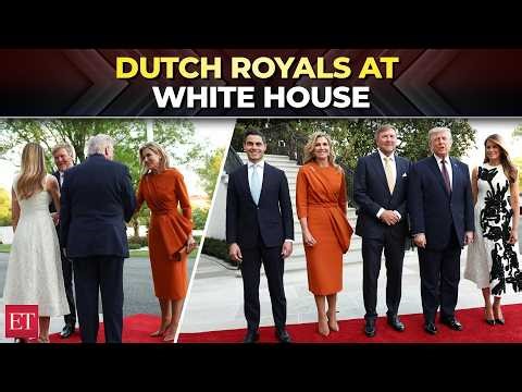 Trump, Melania receive Dutch King Willem-Alexander and his wife for dinner at White House