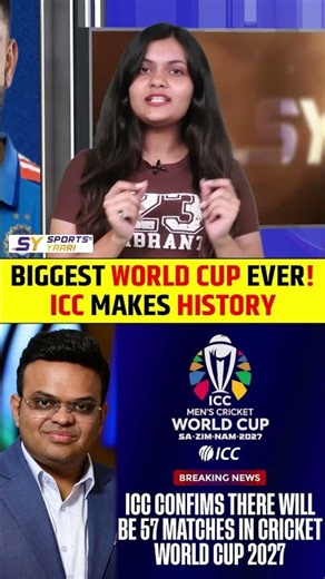 BIGGEST WORLD CUP EVER! ICC MAKES HISTORY #odiworldcup #icc #southafrica #jayshah #indiancricket