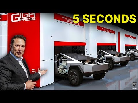 Elon Musk Confirmed World Biggest Texas GiGafactory Builds Tesla EV in 5 Seconds!
