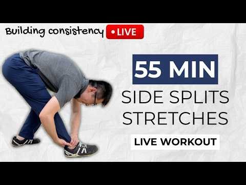 Hip Mobility and Side Splits Stretch Routine to Improve Flexibility - Live Workout