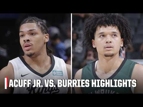 Darius Acuff Jr. vs. Brayden Burries Summer League Highlights 🔥 | NBA on ESPN