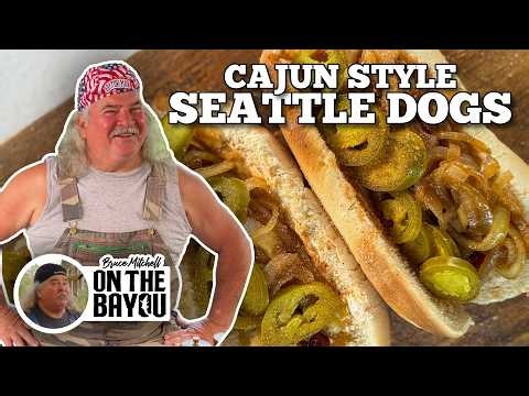 Bruce Mitchell makes Cajun Style Seattle Dogs