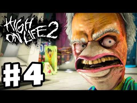 High on Life 2 - Gameplay Walkthrough Part 4 - Assassinating a Senator!