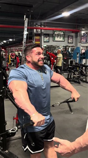 last few reps of the last exercise