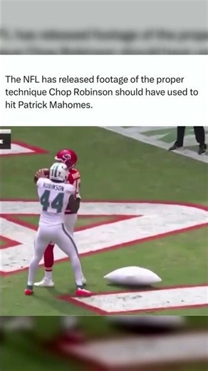 The NFL Released the 'Proper' Way to Hit Mahomes 😭