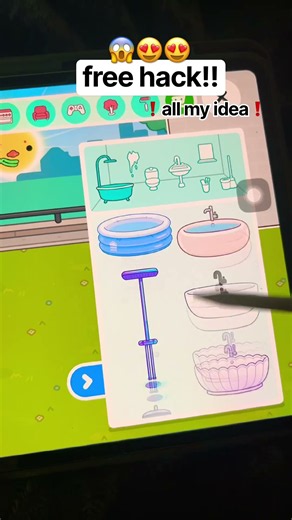 toca boca free building hacks😱😍❗️ #tocaboca