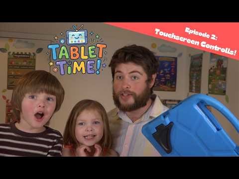 Touchscreen Controls for Kids! - Learn to Swipe, Tap & Pinch with Mr. McCoy