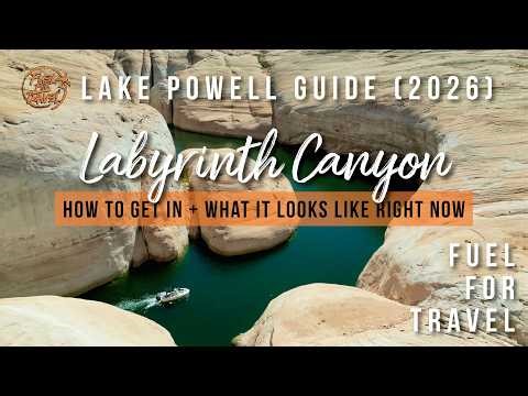 Labyrinth Canyon Lake Powell Guide (2026): How to Get In + What It Looks Like Right Now