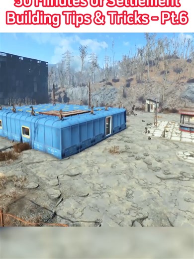 50 Minutes of Settlement Building Tips & Tricks - Pt.6 #fallout #fallout76 #fallout4 #fallout3 #falloutnewvegas #tipsandtricks #guide #gameontiktok