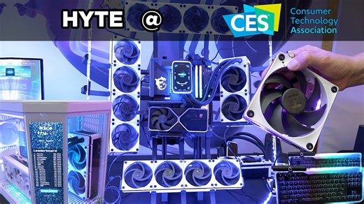 CES 2024: Hyte - cases, coolers, fans, keyboards and more!