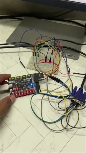 Driving a VGA Display with Soan Papdi FPGA