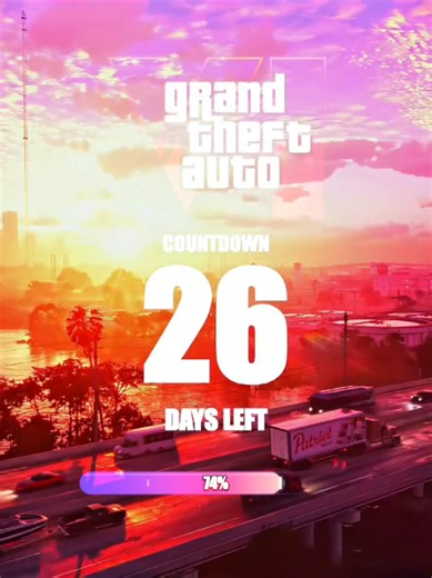 GTA 6 Is Almost Here… Are You Ready for Vice City? 🌴 🔥Every day brings us closer to Vice City. 🌴🚗 What’s the FIRST thing you’re doing when GTA 6 drops? Tell us in the comments—and subscribe for more countdown videos! #GTA6 #GTAVI #GrandTheftAutoVI #GTA6Countdown #ViceCity 🎁 We’re hosting giveaways! Link in bio.