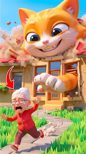 YOU BECOME A GIANT CAT?! #iamcat