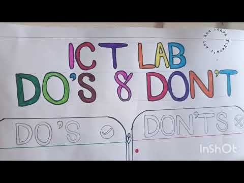💻 ICT Lab Do’s and Don’ts | Computer Lab Rules | School Project