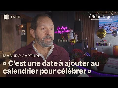 Capture de Maduro : qu'en pensent les Vénézuéliens au Québec?