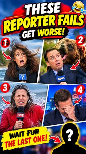 These Reporter Fails Get Worse 😂 | Funniest News Bloopers #Shorts
