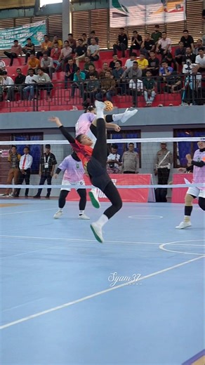 Beauty Blocking #sepaktakraw #volleyball