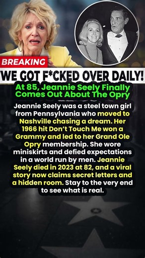 At 85, Jeannie Seely Finally Comes Out About The Opry #shorts