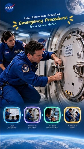 How Apollo Astronauts Practiced for a Stuck Hatch Emergency 🚀