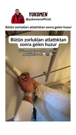 Bütün zorlukları atlattıktan sonra gelen huzur
