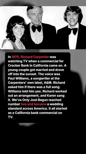 A bank ad on TV became a Carpenters classic.