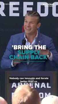 Hegseth: 'bring the SUPPLY CHAIN BACK'