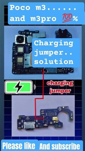 poco m3 and m3 pro charging jumper solution