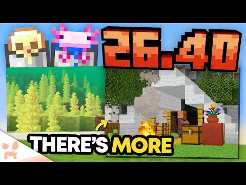 MINECRAFT JUST CONFIRMED NEW ABANDONED CAMPSITE FEATURES + 26.40 MOB UPDATE BEGINS