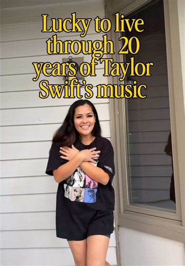 Lucky to have lived through every era 😭 @Taylor Swift @Taylor Nation #taylorswift #taylorsversion #swiftie #swifttok #swifties