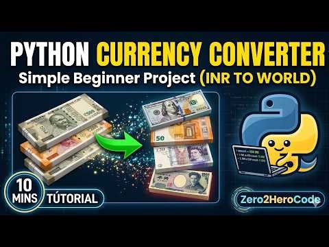 How to make a Currency Converter in Python | Zero2HeroCode Special | Build a Currency Converter 🐍💰
