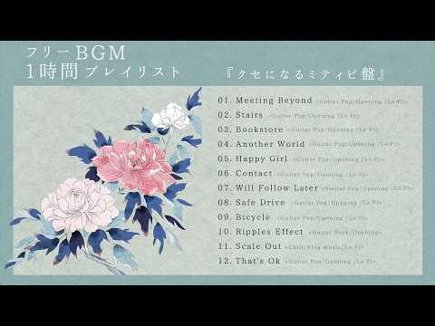 フリーBGM【クセになるミティビ盤1時間】ライブ配信 勉強用 作業用BGM