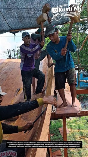 Gravity-Seated Timber Assembly | Adaptive Manual Construction Using Wooden Impact Tools.