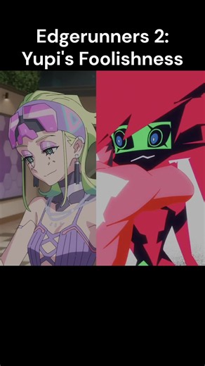 Cyberpunk: Edgerunners 2. Yupi’s Foolishness. This video explores the ways that Yupi and Capri enable D as an agent of chaos. Capri’s enabling effect gives D life, whereas Yupi does the opposite. #anime #cyberpunk #cyberpunkedgerunners #yupi #capri