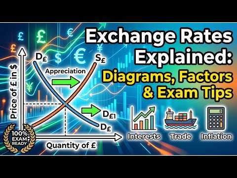 Exchange Rates Explained : Diagrams, Factors & Exam Tips