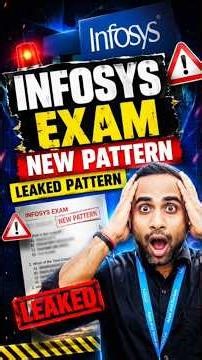 Infosys New Updated Exam Pattern Leaked @OnlineStudy4u