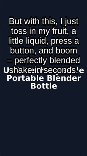 I tested the viral portable blender bottle from Amazon