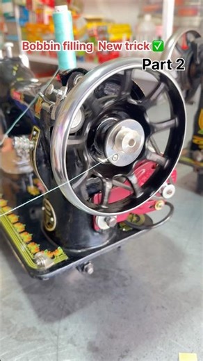 Bobbin filling method without bobbin winder |Bobbin filling trick | bobbin filling tools #sewtips