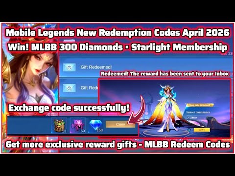 Win MLBB 300 Diamonds Mobile Legends Redeem Codes April 2, 2026 MLBB x Naruto Event + Free Starlight