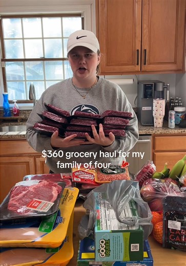 $360 Grocery Haul for My Family of Four