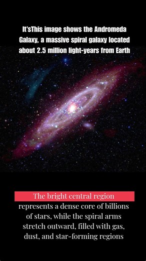 Andromeda Galaxy: Our Neighbor in the Cosmos #trending #viral#shorts