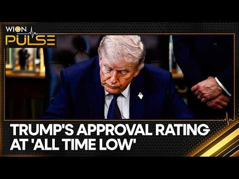 Trump's Approval Ratings: Polls Show Steady Decrease | WION Pulse