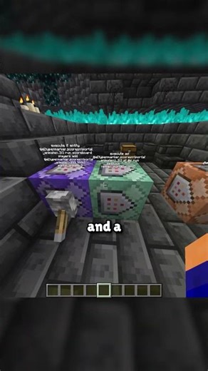 How to Open Ancient City Portal (with Command Blocks) #minecraft