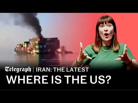 Trump under pressure after Iran sinks two ships in Strait of Hormuz | war news
