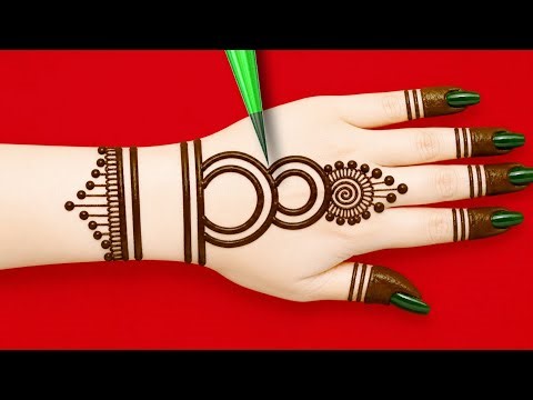 Very easy back hand mehndi design | new latest stylish mehndi design | arabic beautiful mehndi desig