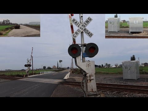 Brennan Road Railroad Crossing Walk Tour & Future Double Tracking Project, Escalon CA